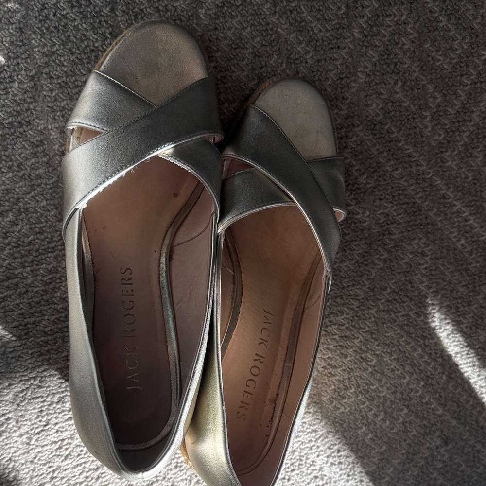 Jack Rogers Women's Metallic Espadrilles